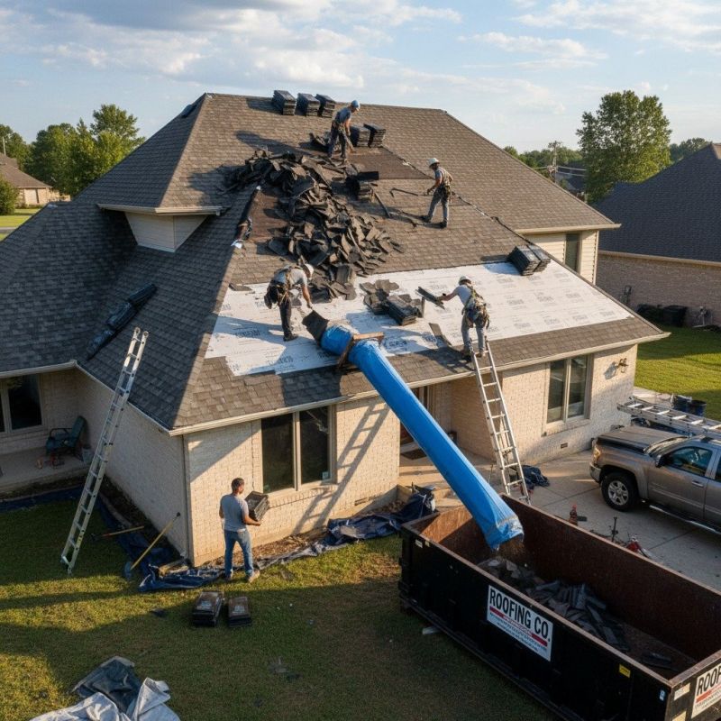 Asphalt Roof Replacement in Fredericksburg, VA