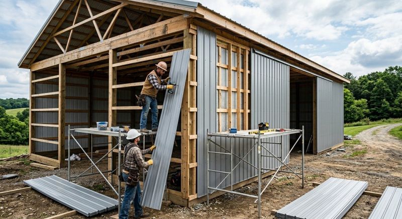 Pole Barn Siding Installation in Fairfield County, CT