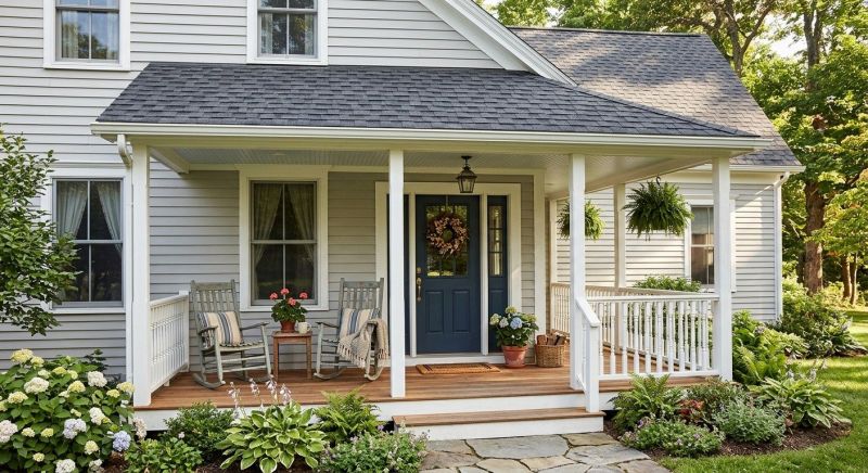 Porch Roofing Installation in Framingham, MA