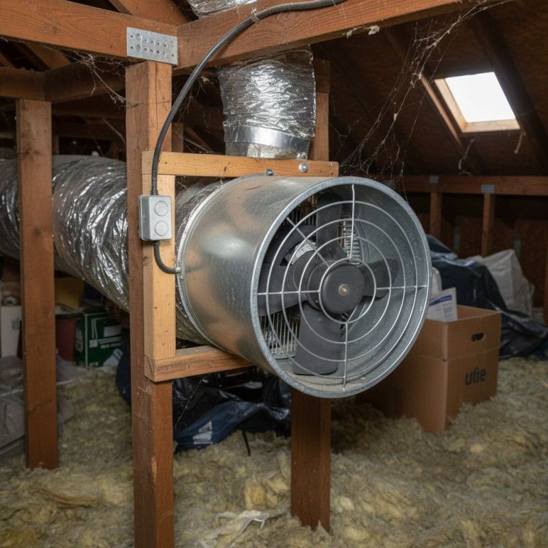 Roof Vent Fan Installation
